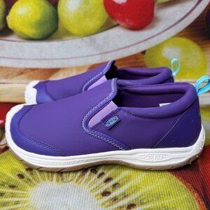 Girls Keen Tillandsia Purple/Parakeet Speed Hound Slip-On Shoes Size 5 Durable